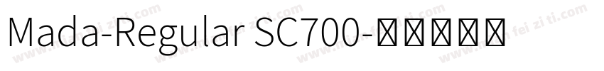 Mada-Regular SC700字体转换